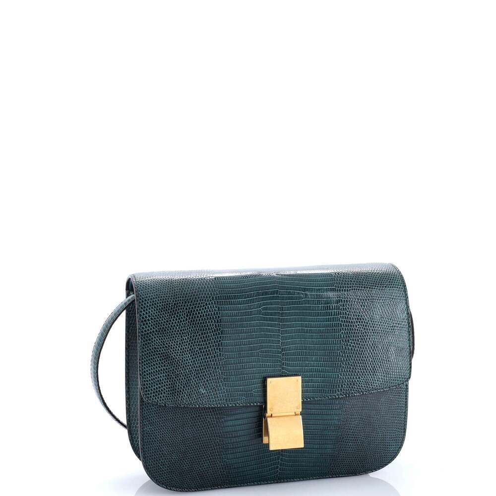 Celine Classic Box Bag Lizard Medium #224711C21B - Picture 2 of 8